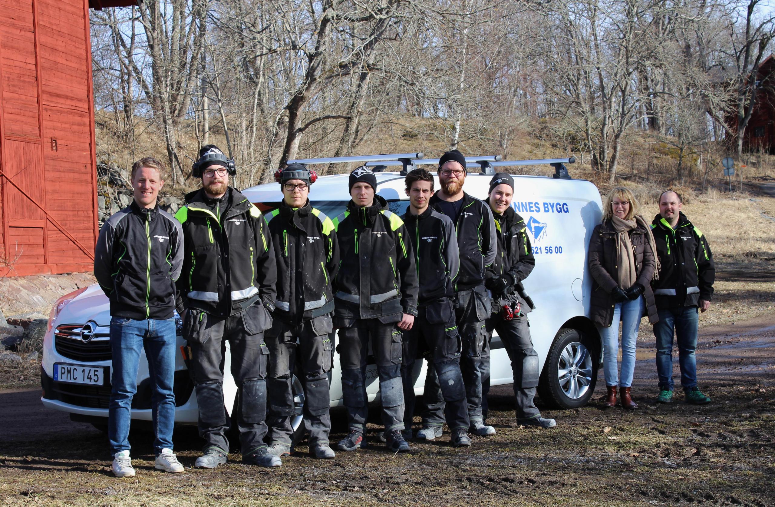 Mannes Bygg-teamet